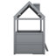 Structure de lit simple en bois-464687752