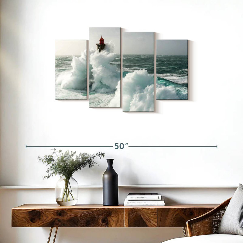 La jument lighthouse splash Aletra, H 22 po x l 36 po