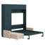 Lit escamotable mural avec canapé et tablettes Murphy-1051640010