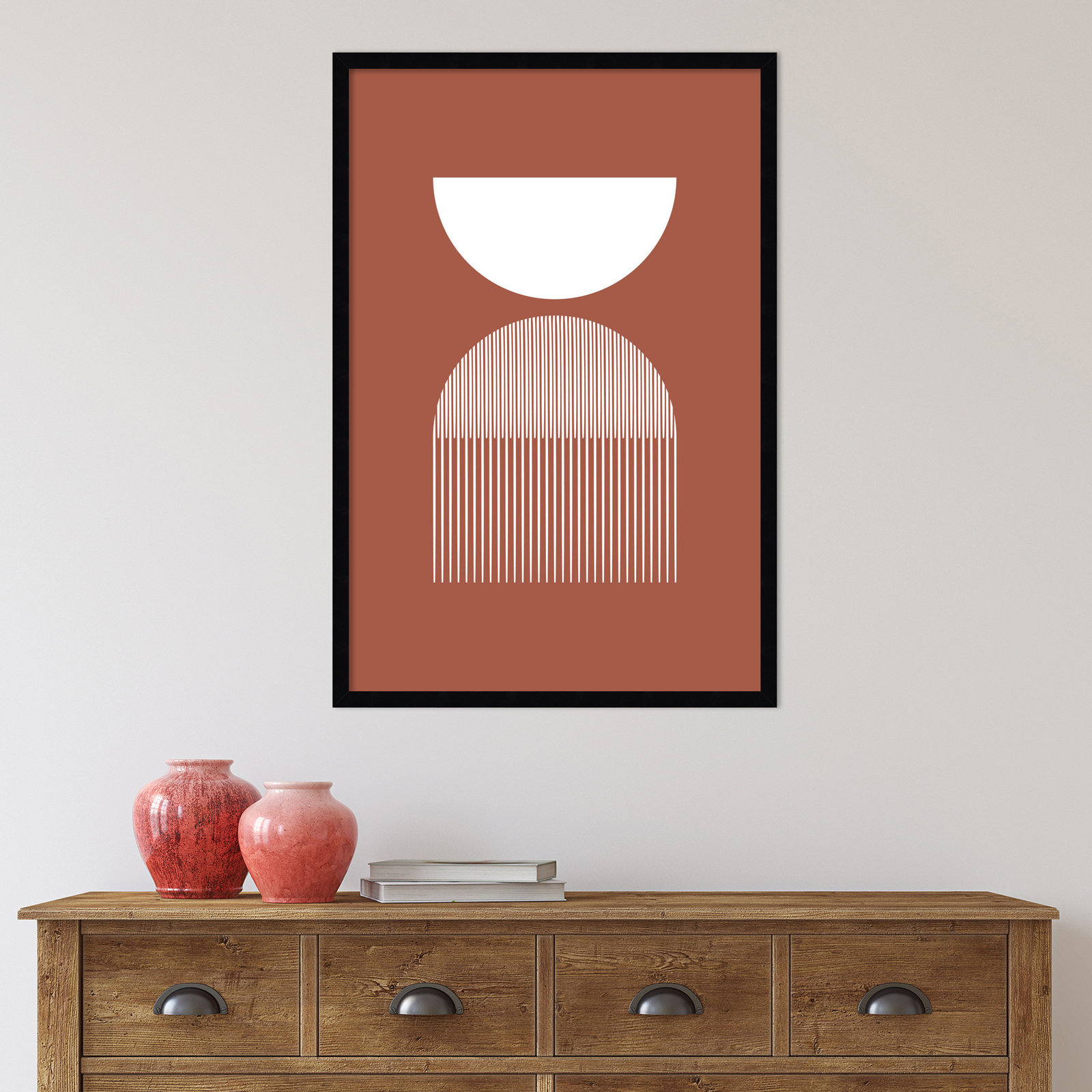 Offline "Mid 31" Print by Jacob Goossen, Black, 33" H x 23" W x 1" D