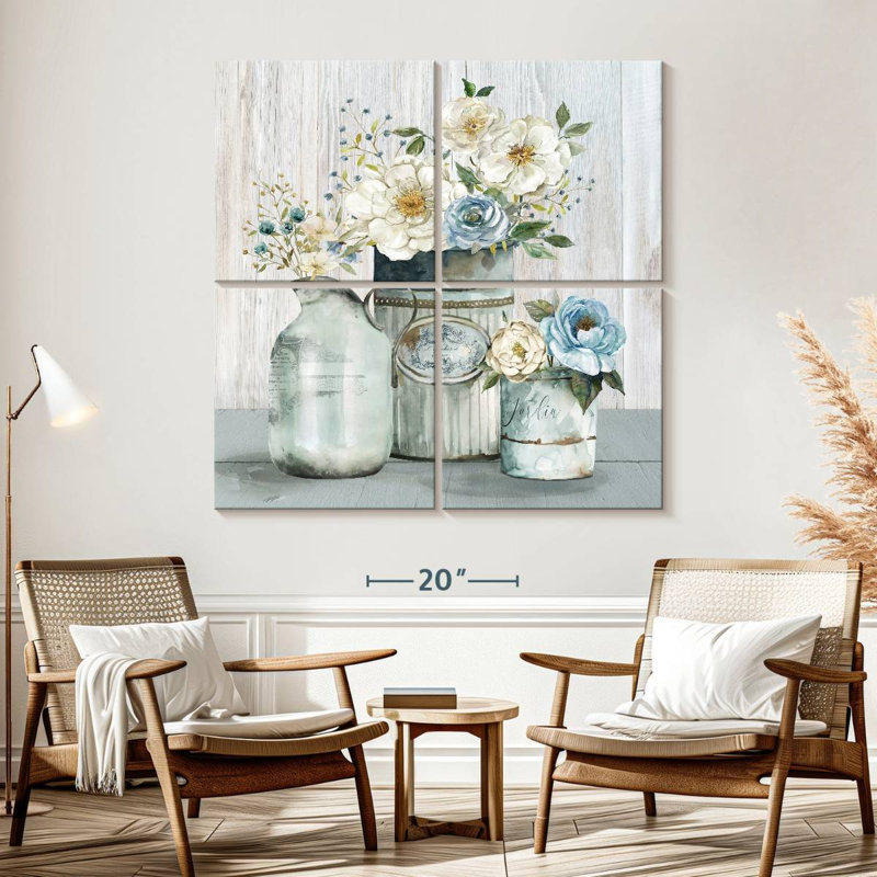Harnek French Garden Flowers II, H 57 po x l 57 po