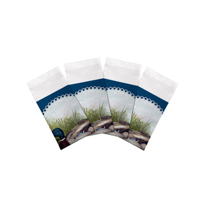 English Duck Pond Cotton Sateen Dinner Napkins
