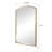 Vanity arch metal wall mirror