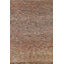 Tapis oriental rayé Gabbeh 6 x 8