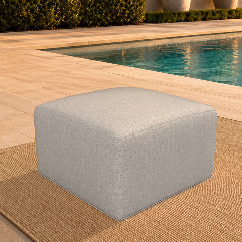  Repose-pieds extérieur Praia Sunbrella®, Sunbrella® Cast Silver