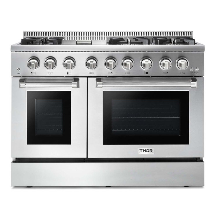 Thor Kitchen 48" 6.7 Cubic Feet Smart Slide-In Range with 6 Burners