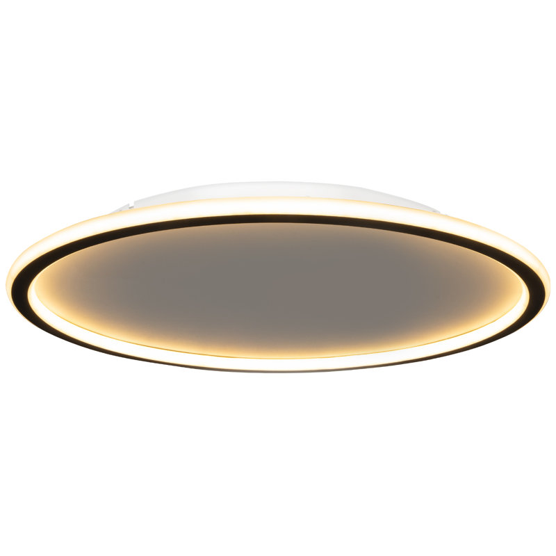 Folko 1-Light 20" LED Flush Mount Ceiling Light with Remote Control