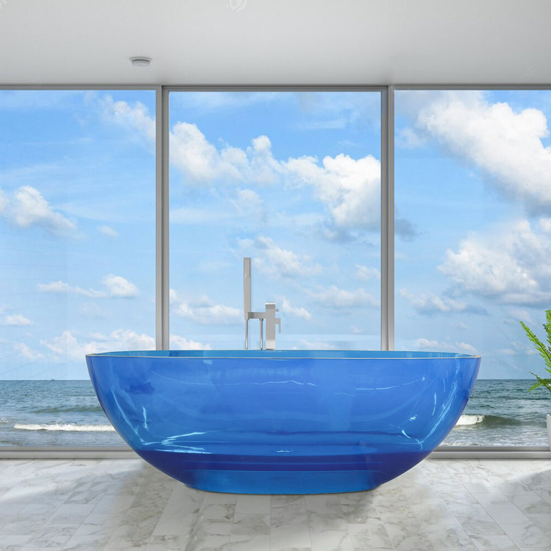 Baignoire de trempage autoportante 63 po x 30 po