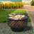 Outdoor Fire Pit with Grill, Fire Pit Table with Lid-711519800-691424153