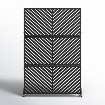 Harmon 4 ft. W Laser Cut Metal Privacy Screen by AllModern