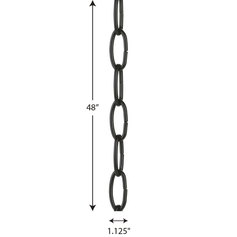 Distressed Chain, Matte Black