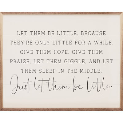 Just Let Them Be Little White