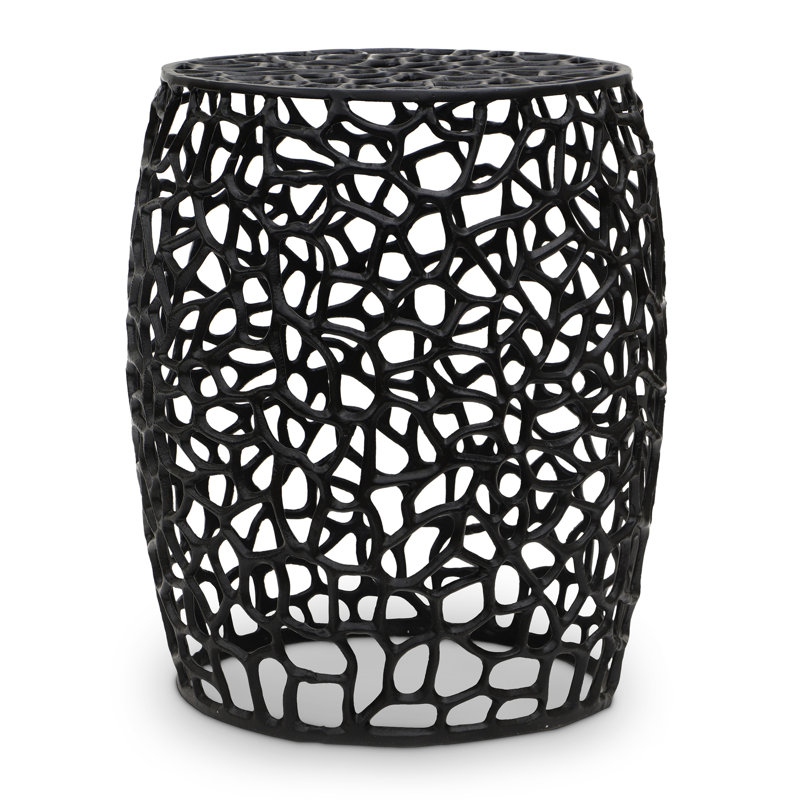 table de bout cylindriques, Noir