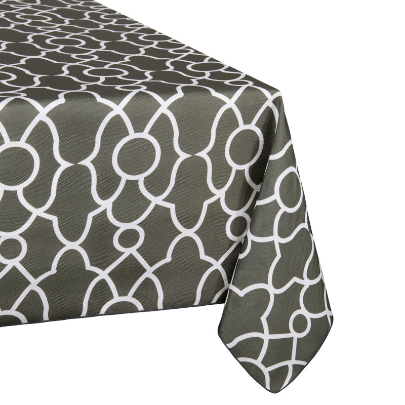 Geometric Tablecloth, 104" L x 60" W 