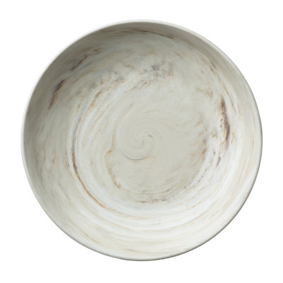 Marble Deep Coupe Plates/Low Bowls, 30 oz, by Luzerne