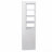 White 4 - Tier Shelf 71.14" H Display Storage Cabinet With 3 Side Drawers And Small Shelves For Ideal In Office Living Room Home Areas-1934418694
