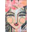Sweet Woman Makeup Patterned Woven Base Rug-1497211387