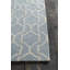 Tapis bleu / blanc à motif Flemington-866637623