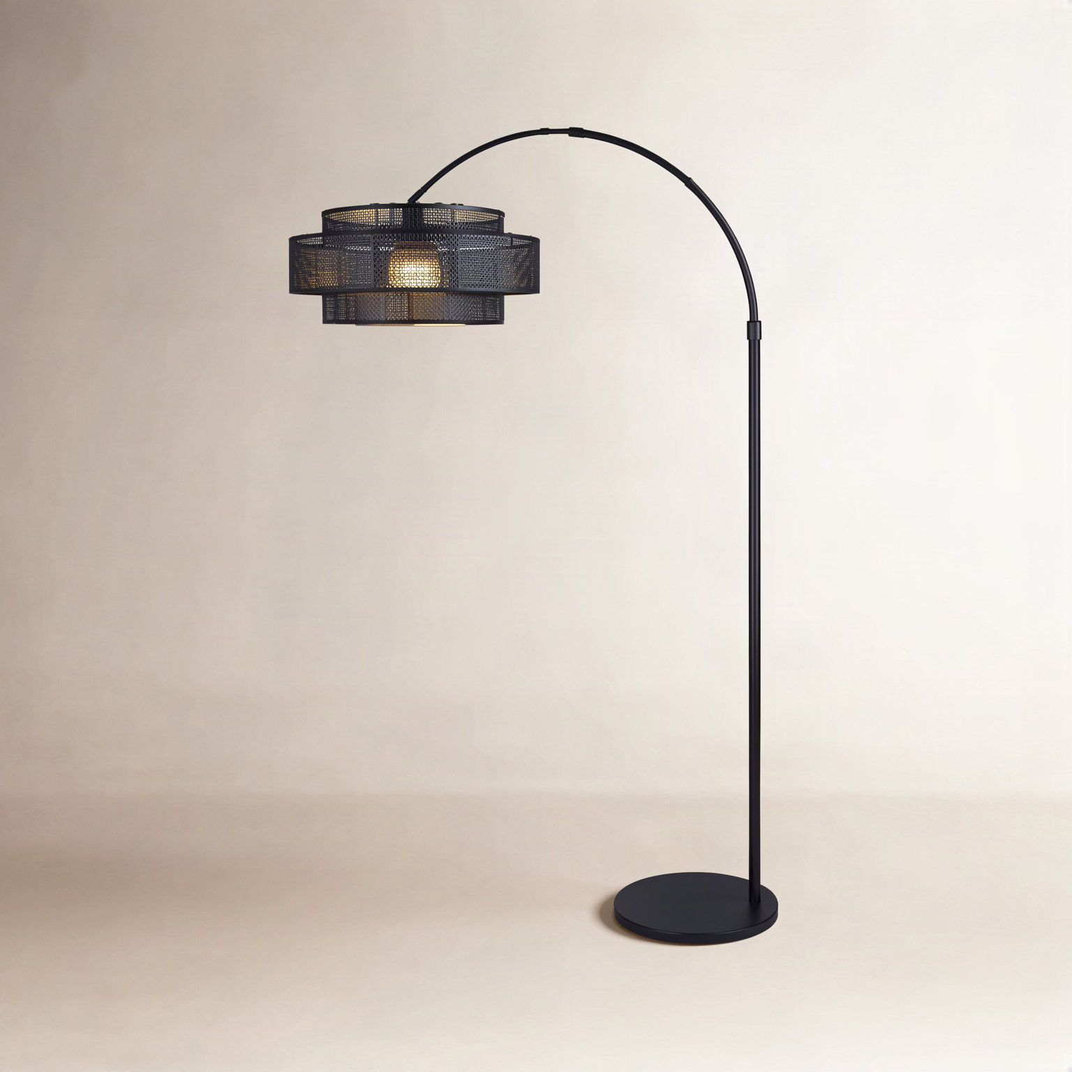 Romola 82" Dimmable Floor Lamp, Black