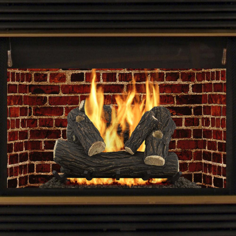Pleasant Hearth 24'' Willow Oak Vented Gas Log Set