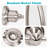 4-Piece Brushed Nickel Bathroom Hardware Set