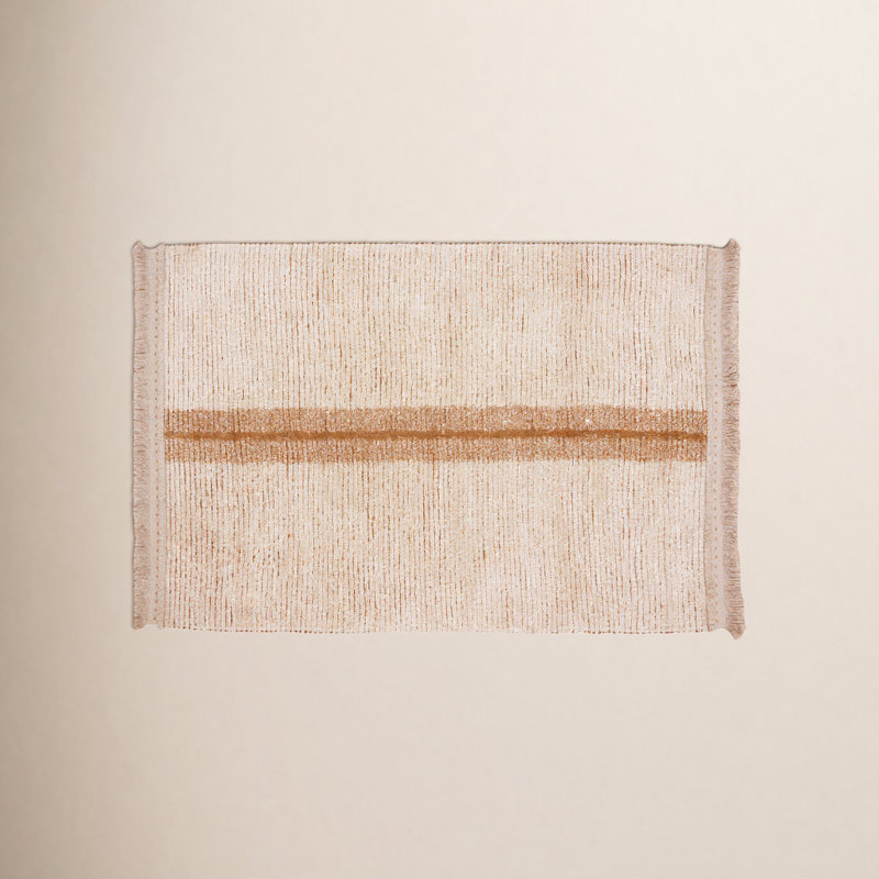 Reversible Washable Rug Duetto Toffee, Rectangle 5'7" x 8'