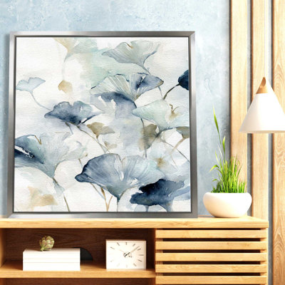 Indigo Ginkgo II - Peinture