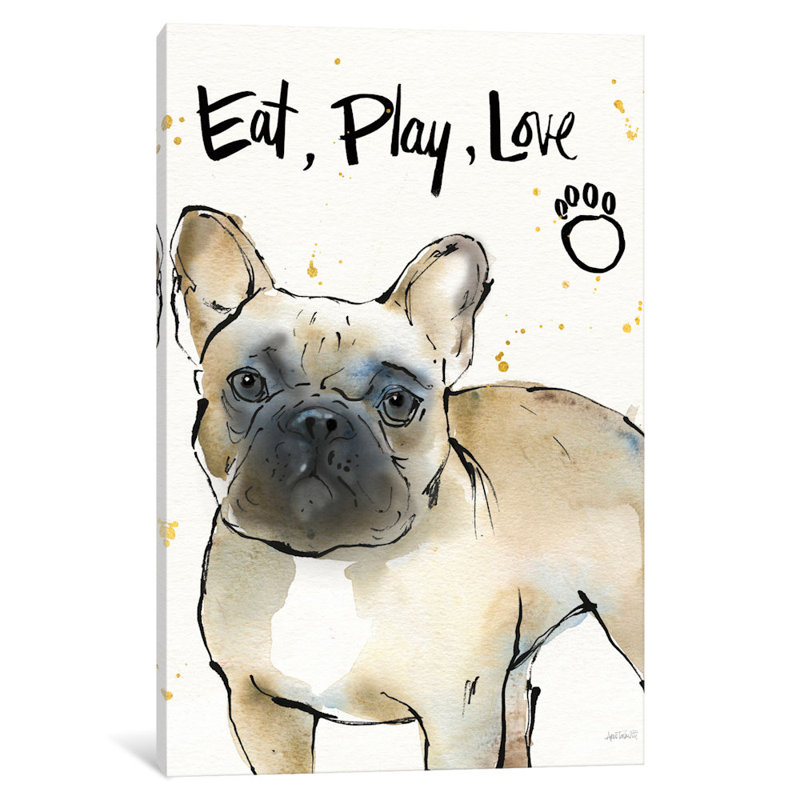 « vii », reproduction d’art sur toile Strike a Paws, H 26 po x l 18 po x P 1,5 po, Toile tendue, Pas de tapis