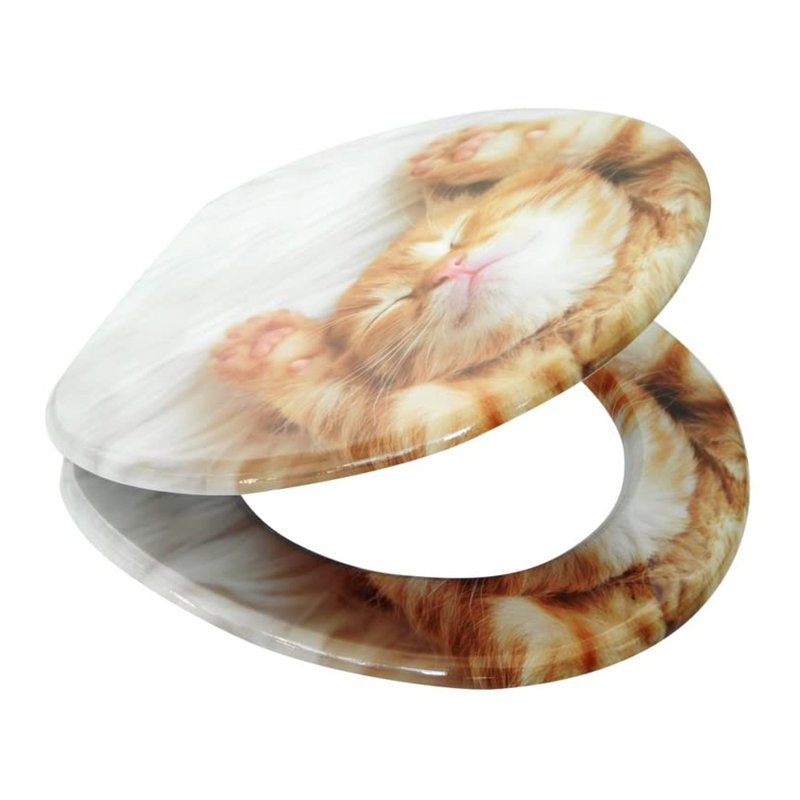 Round Toilet Seat and Lid