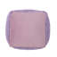 Repose-pieds carré en microfibre lavande Spongy