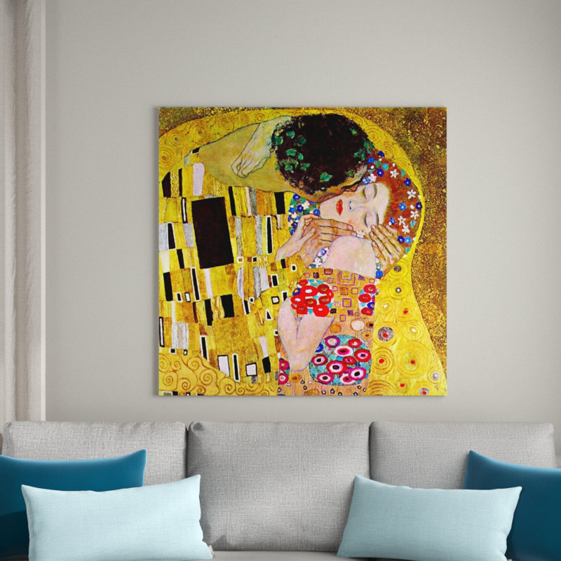 Gustav Klimt - Wrapped Canvas Painting, 50cm H x 50cm W x 1.8cm D