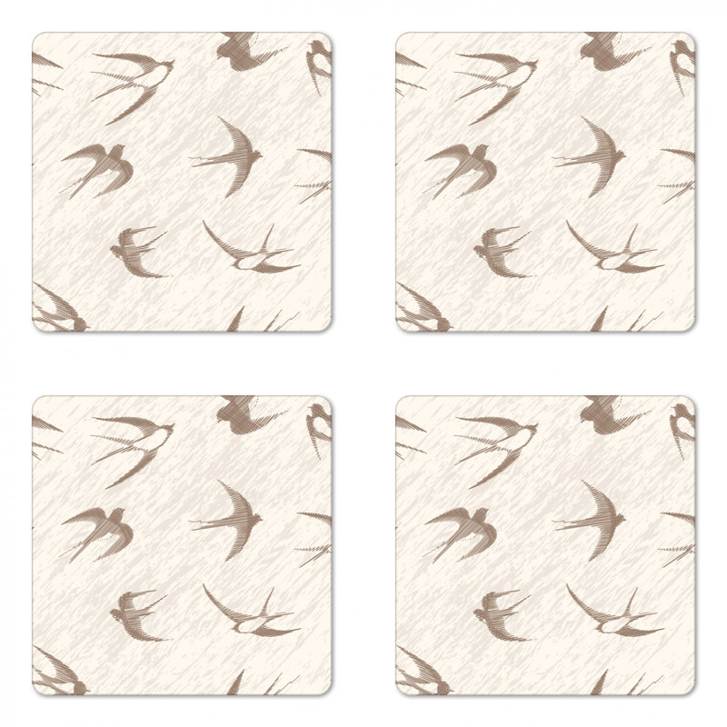 Sous-verre oiseaux