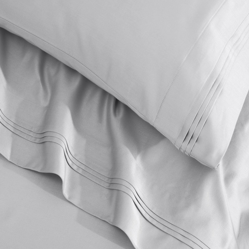 Tipton 1500 Thread Count Certified Egyptian Cotton Ultra-Luxury Pillowcase, Standard, Platinum