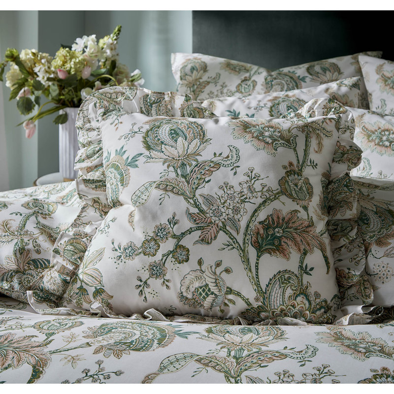 Tresco Isles Floral Square Throw Cushion