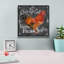 «Rooster On Chalkboard 2» par Art Licensing Studio, art mural sur toile