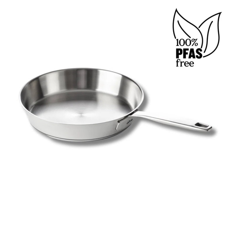 Alva Maestro 9.5" Stainless Steel Non-stick Frying Pan Skillet
