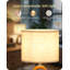 Lampe de table en bois massif 14,2 " 