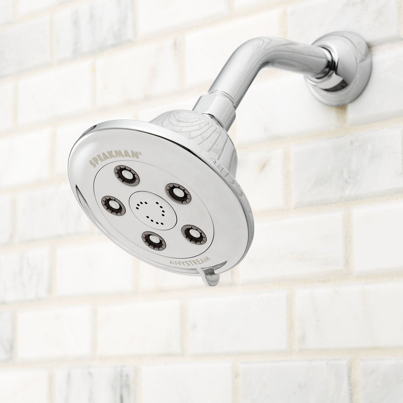 Alexandria Multi Function Adjustable Shower Head, Polished Chrome, 2.0 GPM