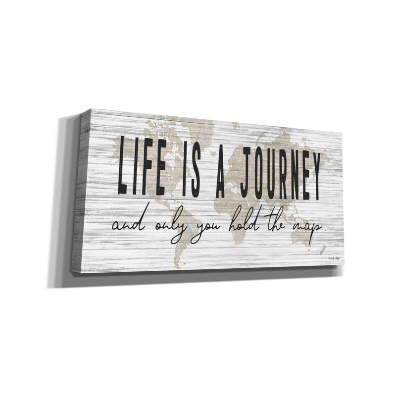 «Life is a Journey» par Cindy Jacobs, art mural sur toile, H 30 po x l 60 po x P 1,5 po