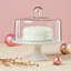 Lenox French Perle White Cake Plate With Dome