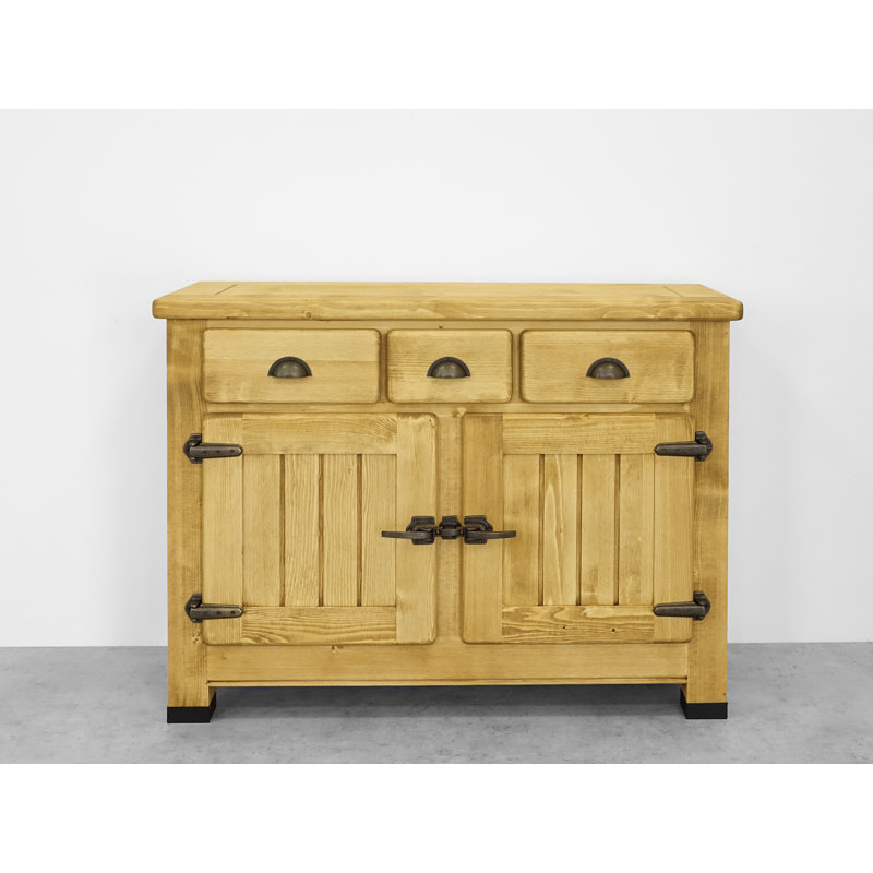 Vintage 116cm Solid Wood Sideboard
