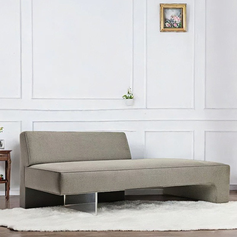 Chaise longue moderne, simple, confortable et décontractée, Orienté à gauche (vu de face)