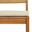 Ensemble de 2 chaises de salle à manger d'extérieur empilables avec coussins Barton