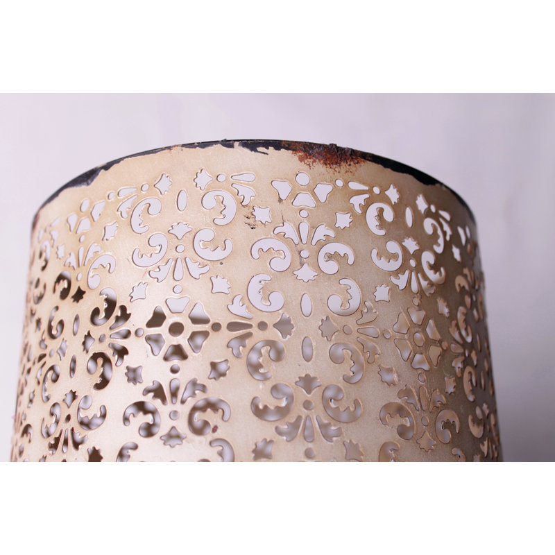 Nostalgia 19.5'' H Metal Tabletop Candlestick