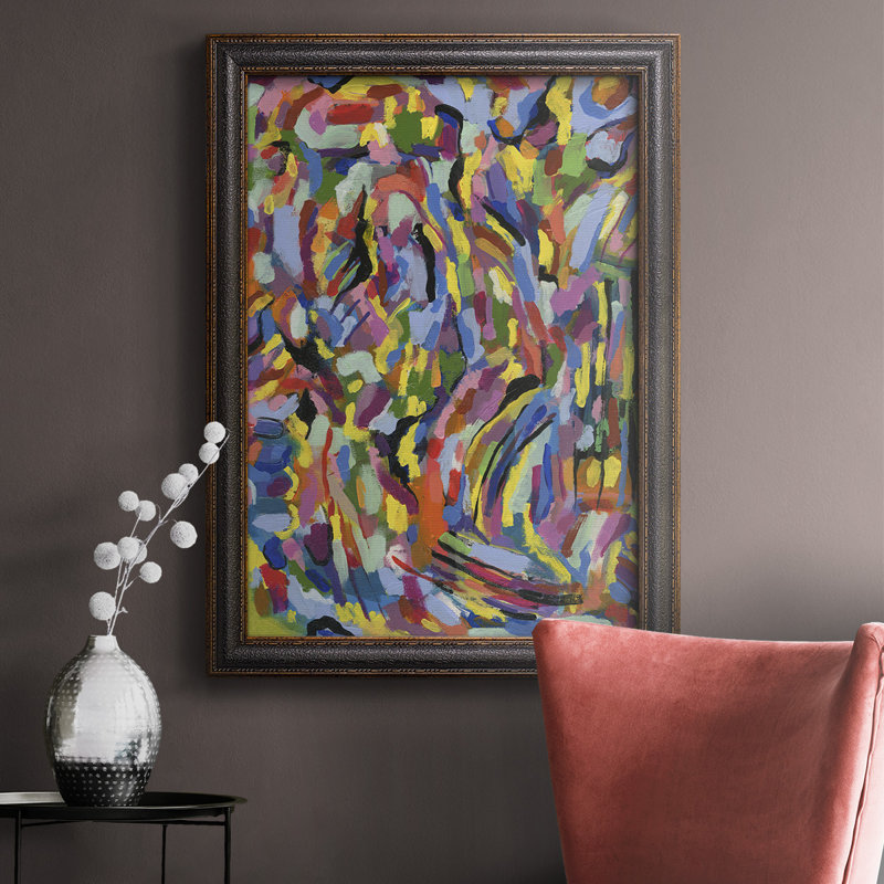 Scram I - Single Picture Frame Painting on Canvas, 27" H x 18" W x 2.5" D