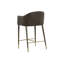Kylin Upholstered Stool with Metal Frame