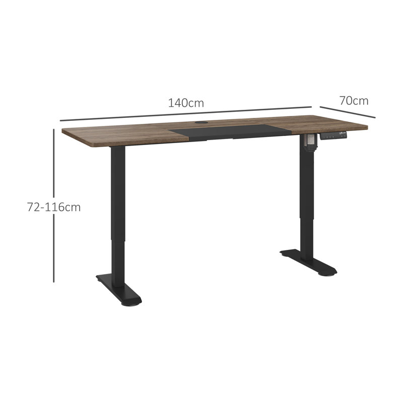 Adjustable Metal Base Standing Desk