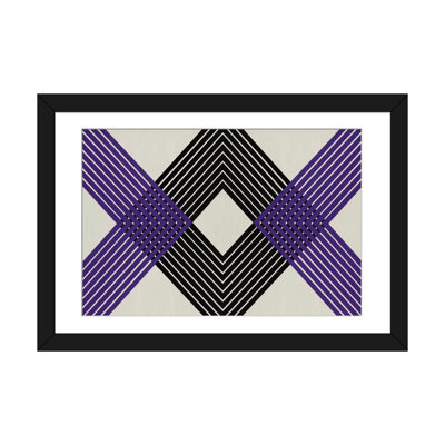 Albree moderne, losange entrecroisé, impression sur toile