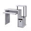 Bureau d'ordinateur antique blanc et noir-1323213366
