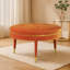 Reuben 76cm Wide Tufted Round Solid Colour Ottoman-174713973-174713972